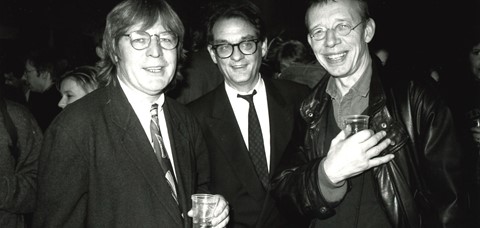 Eberhard Hauff mit Alan Parker und Hark Bohm