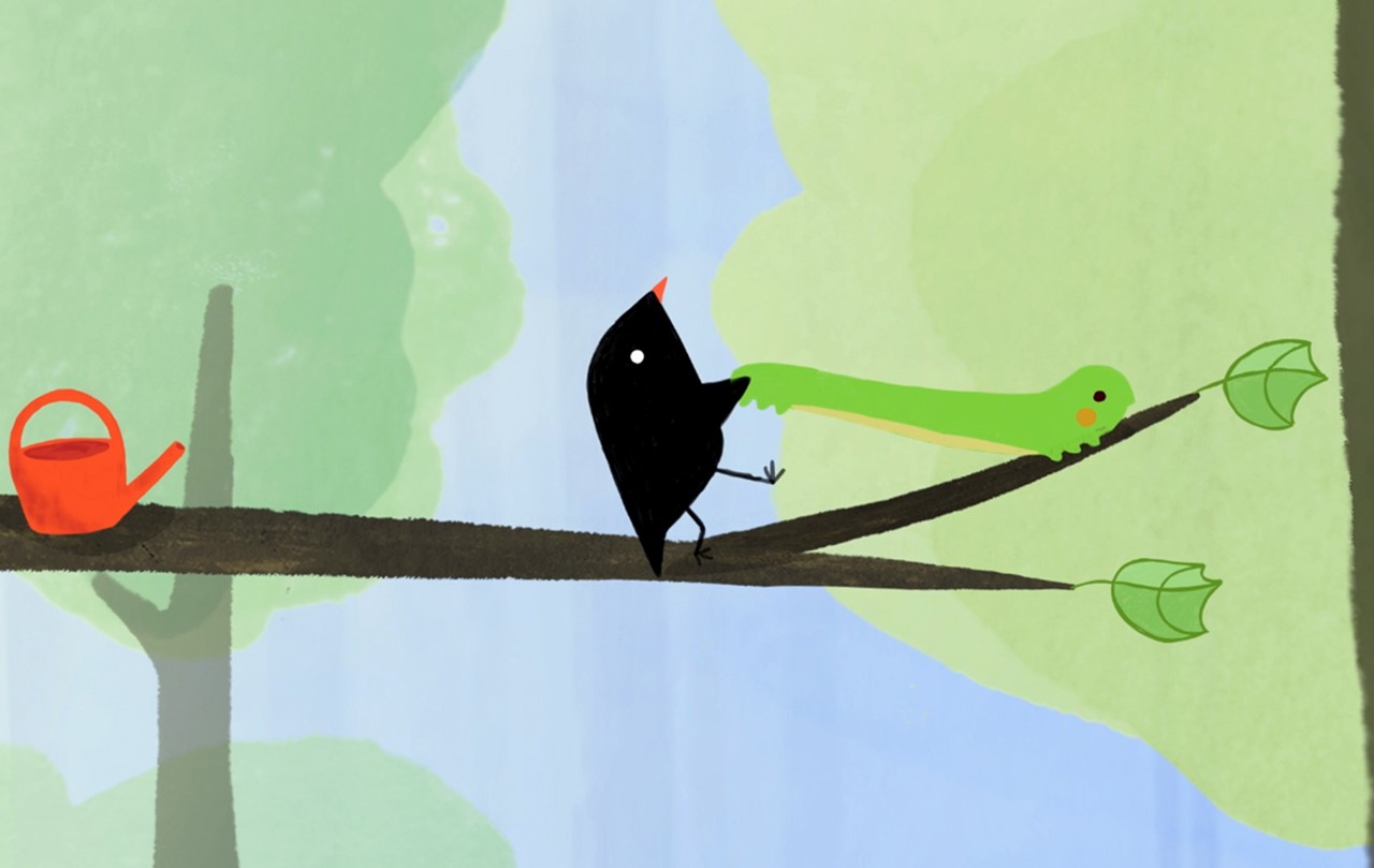 SHORTS FOR KIDS 5 & UP: THE LITTLE BIRD AND THE CATERPILLAR