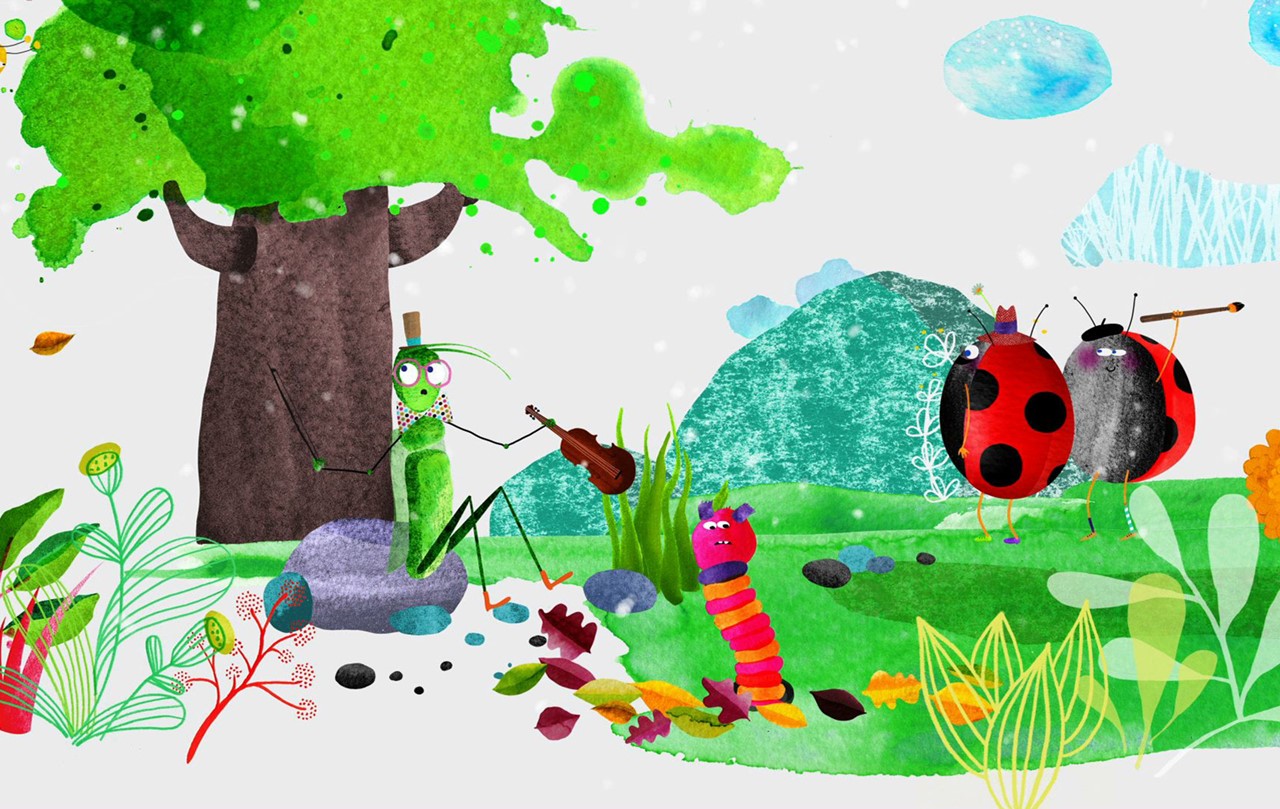 SHORTS FOR KIDS 5 & UP: LET'S PLAY A STORY - THE ANT AND THE GRASSHOPPER