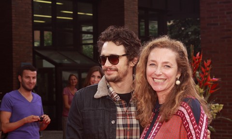 Diana Iljine with James Franco